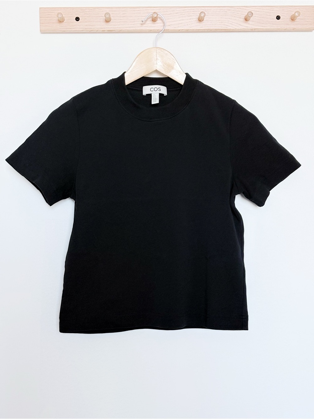 COS Clean Cut T Shirt Black Fits XS (Tagged XL - Read Description)⁠
